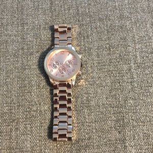 Rose gold women’s watch